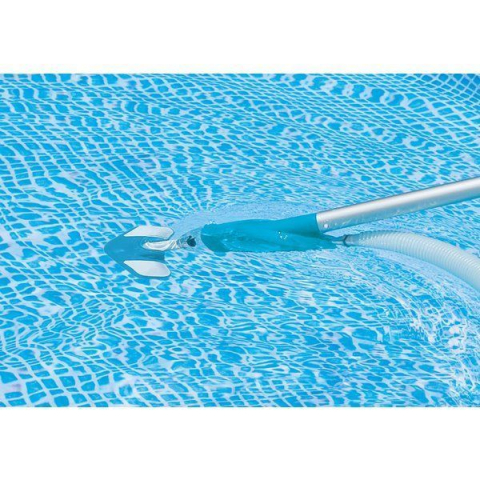 INTEX Set de curățare Deluxe pentru piscină: mâner telescopic 279 cm, plasă, aspirator, perie, furtun [2]