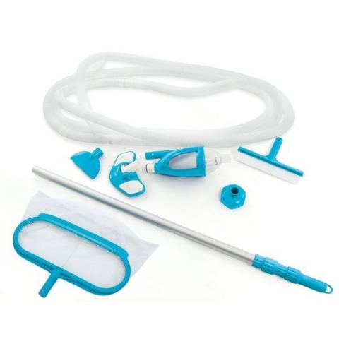 INTEX Set de curățare Deluxe pentru piscină: mâner telescopic 279 cm, plasă, aspirator, perie, furtun [3]
