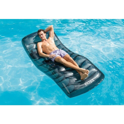 INTEX Şezlong gonflabil pentru înot 191х99 cm cu suport pentru pahar, până la 100 kg [4]