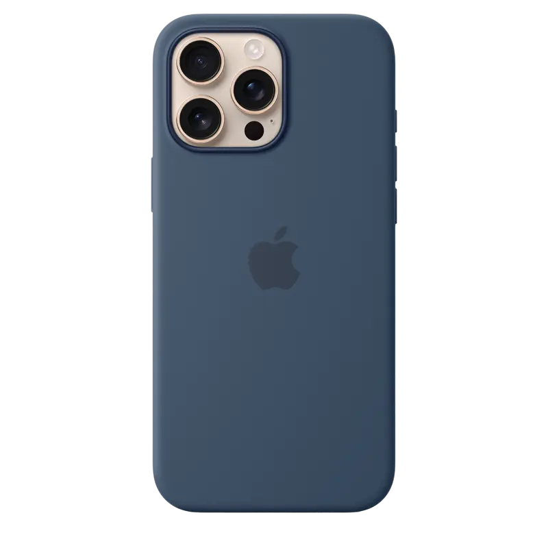 iPhone 16 Pro Max - iPhone 16 Pro Max Silicone Case with MagSafe-Denim,ModelA3313