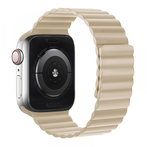 Electronice - iWatch WA07 Seria Flexibilă curea din silicon cu linkuri (38/40/41mm) culoare stea