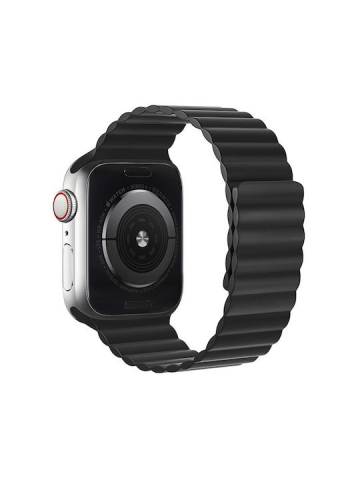 Electronice - iWatch WA07 Seria Flexibilă curea din silicon cu linkuri (38/40/41mm) neagră