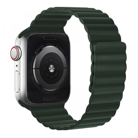 Electronice - iWatch WA07 Seria Flexibilă curea din silicon cu linkuri (38/40/41mm) verde
