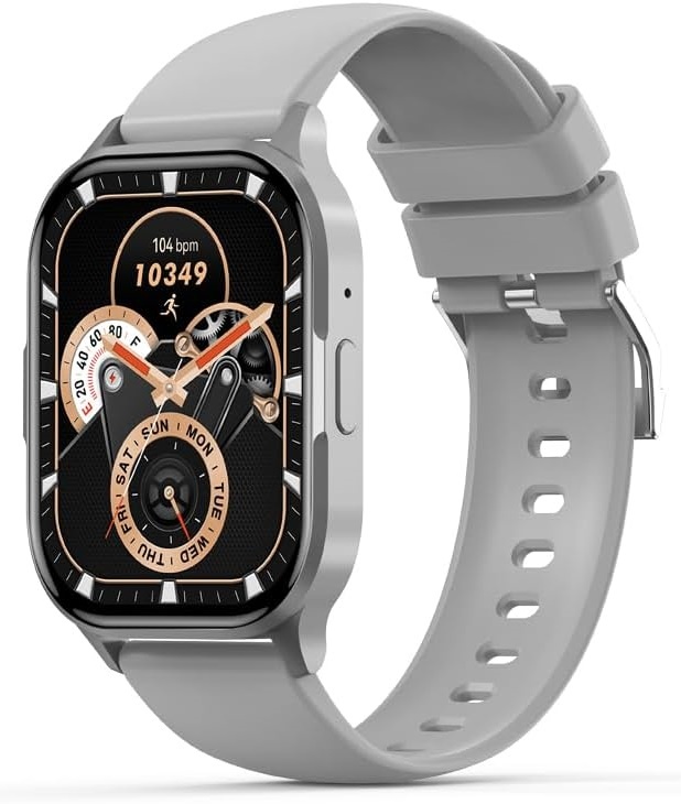 Ceasuri inteligente - J10 AMOLED Screen Star Mist Magnetic Square Smart Sports Talking Watch Gray
