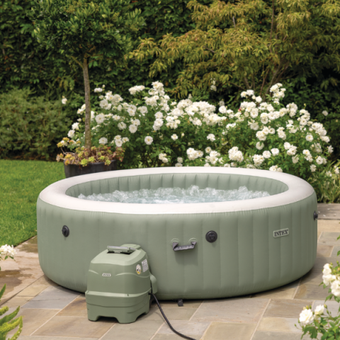 Надувное джакузи SPA INTEX Bubble Massage (216 x 71 см, 6 человек) [2]