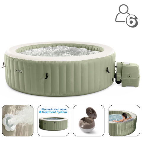 Джакузи - Надувное джакузи SPA INTEX Bubble Massage (216 x 71 см, 6 человек)