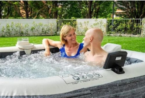 Jacuzzi gonflabil SPA “Greystone Deluxe” 211x211x71cm, 795L, 4 locuri [9]