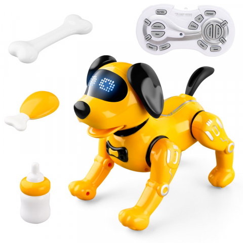 Roboti - JJR/C RC Intelligent Robot Dog R19, Yellow