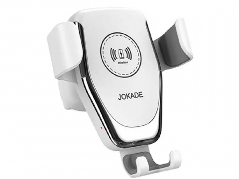 Încărcător Wireless - Jokade Car Wireless Charging Gravity 15W Baiye JH008, White