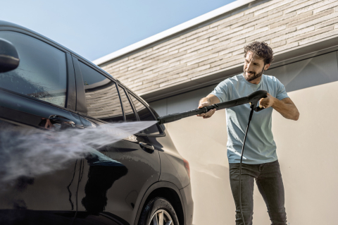 K 7 WCM FJ Home BB Aparat de spălat cu presiune Kärcher – 180 bar, 3000 W + pachet complet HOME (T7 + detergent piatră 1 L + spumieră + șampon auto) [6]