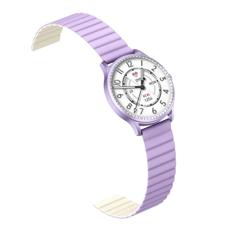 Умные часы Kieslect Lora, блестящий ремешок, фиолетовый [2]