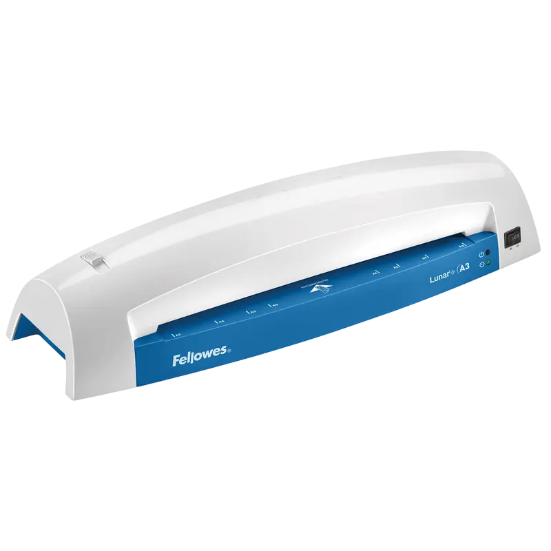 Laminatoare - Laminator Fellowes Lunar+ A3 (Laminare la Cald, Format max. A3, 80-125 microni, 30 cm/min, Alb)