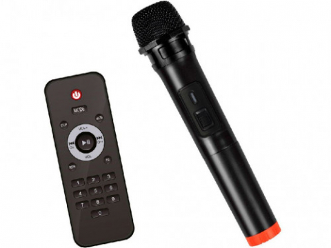 LGP-5150 roz, 200W, Microfon wireless (Boxă portabilă Bluetooth cu microfon wireless, 6"X2+1 difuzoare, 7.4V/3000mAh) [4]