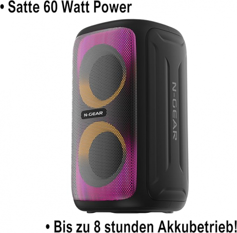 LGP JUKE 101, 60W (Boxă portabilă Bluetooth fără microfon, 8h autonomie, încărcare USB-C) [6]