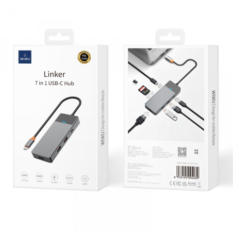 Hub Linker Series A721HD, Gri – Performanță Premium și Conectivitate Extinsă [4]