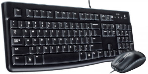 Calculatoare - Logitech Desktop MK120 USB, Keyboard + Mouse, Retail - RUS