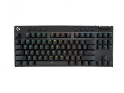 Calculatoare - Logitech Gaming Keyboard G PRO X TKL LIGHTSPEED Gaming Keyboard - BLACK - US INT'L - 2.4GHZ/BT - EMEA28-935 - TACTILE