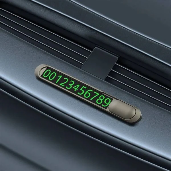Временная парковочная карточка для автомобиля Lotto CH021, сплав цинка, 126×19×9 мм [1]