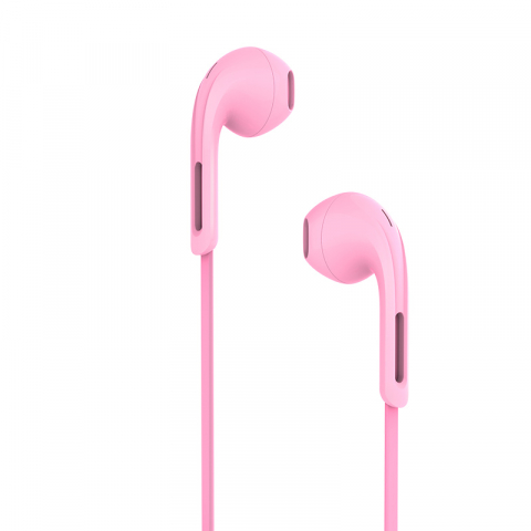 Электроника - M39 Rhyme sound earphones with microphone pink