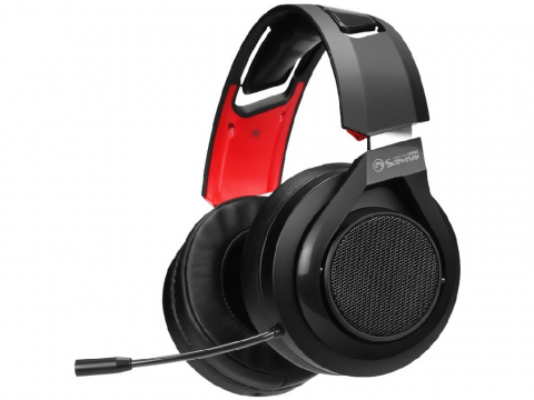 On/Over Ear - Marvo Headset Wireless HG9080W Stereo + 3.5mm, (PC, PS4), Black