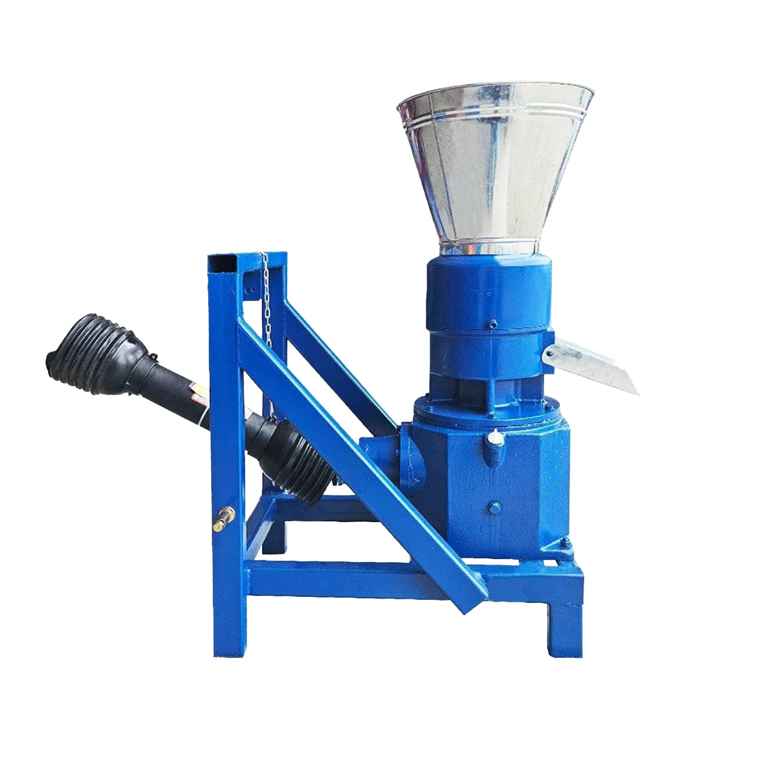 Granulatoare de peleti - Mașină de peletat cu prindere la tractor MKL-229 PTO (Priză de putere PTO, Matriță 230 mm, 150-200 kg/h, 3 Role)