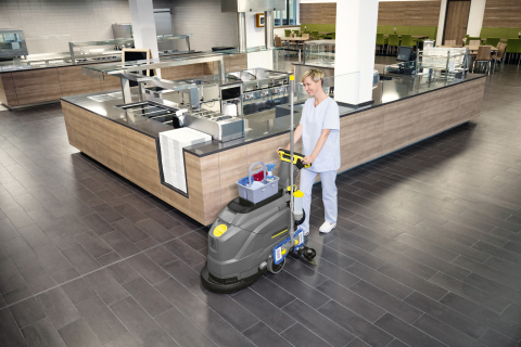 Mașină de spălat/frecat pardoseli Kärcher BD 43/25 C Classic Bp Pack 90Ah Li (24 V, 90 Ah Li-Ion, Lățime 43 cm, 1720 m²/h, Antracit) [3]