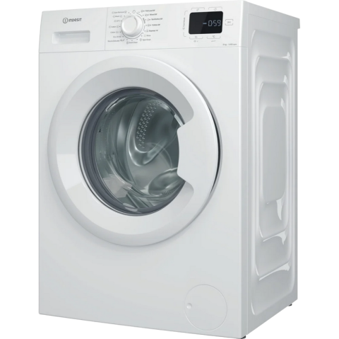 Mașină de spălat rufe Indesit IM 864 MY (8 kg, 1400 RPM, Clasa A, Curățare cu abur, Program rapid 14 min, Alb) [2]