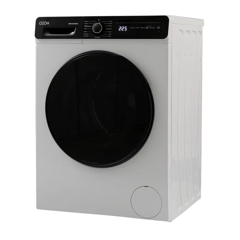 Крупная бытовая техника - Стиральная машина OZON WO81455C5BDI 8 кг Белая – Ультра-тихий DC Inverter мотор и эффективная стирка