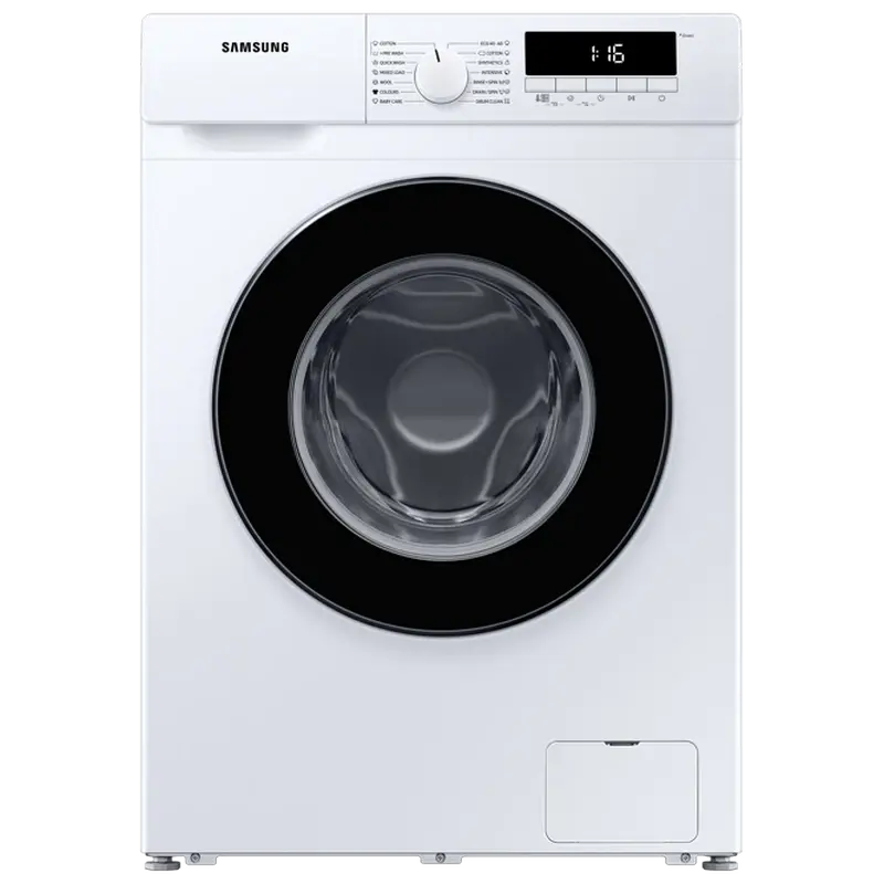 Mașini de Spălat Rufe - Mașină de spălat Samsung WW80T304MBW/LE, 8kg – Spălare eficientă și fiabilă pentru întreaga familie