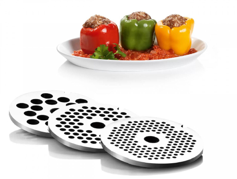 Meat Mincer Bosch MFW3X14WPutere:  2000 WMaterialul carcasei:  Metal, Plastic Capacitatea de mărunșire :  2,5 kg/mFuncție revers:  ДаProtecție la suprasarcină:  ДаAccesoriu pentru cârnați:  Да [9]
