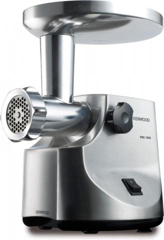 Meat Mincer Kenwood MG510, 2000W power output,3  perforated discs 3/4,5/8mm, sausage and kebbe stuffers, grinding speed 3kg / min, inox [1]