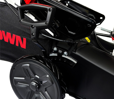 Mașină de tuns gazonul cu acumulator CROWN CT29020HSX-4 (2×20V, 2×4Ah, Brushless, 51 cm, Autopropulsată, Coș 60 l) [4]