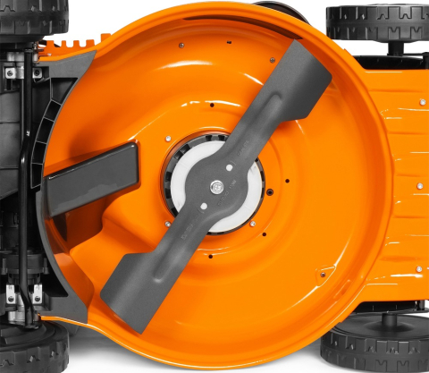 Mașină de tuns gazonul cu acumulator DAEWOO DLM 5042Li-S SET (2×21V, 2×5Ah, Motor Brushless 1300W, 47 cm, Autopropulsată, Coș 65L) [7]