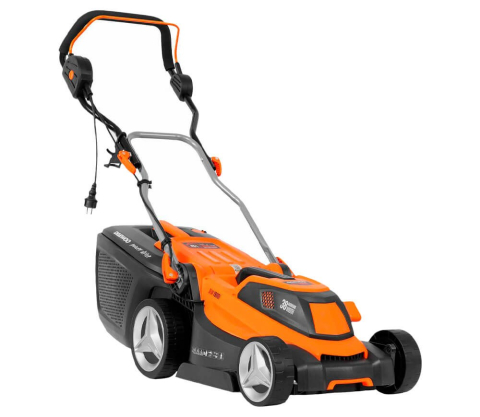 Mașină de tuns gazonul electrică DAEWOO DLM 1900E (1600W, 38 cm, Coș 45L, Mulcire, 6 Trepte 25–75 mm) [1]
