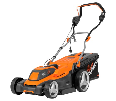 Masini de tuns gazonul electrice - Mașină de tuns gazonul electrică DAEWOO DLM 2300E (1800W, 43 cm, Coș 50L, Mulcire, 6 Trepte 25–75 mm)
