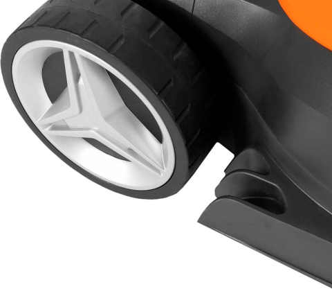 Mașină de tuns gazonul electrică DAEWOO DLM 2300E (1800W, 43 cm, Coș 50L, Mulcire, 6 Trepte 25–75 mm) [10]