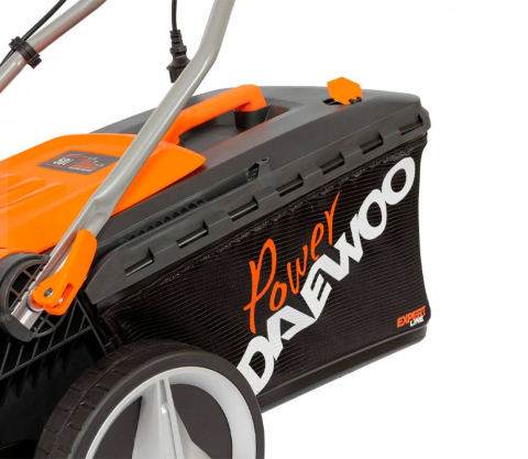 Mașină de tuns gazonul electrică DAEWOO DLM 2300E (1800W, 43 cm, Coș 50L, Mulcire, 6 Trepte 25–75 mm) [7]