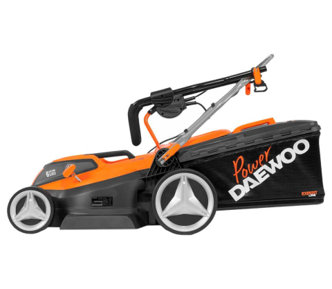 Mașină de tuns gazonul electrică DAEWOO DLM 2300E (1800W, 43 cm, Coș 50L, Mulcire, 6 Trepte 25–75 mm) [4]