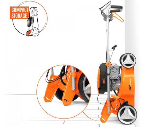 Mașină de tuns gazonul pe benzină DAEWOO DLM 43SP (3.4 CP, 131 cm³, 40 cm, Autopropulsată, Mulcire, Coș 50L) [8]