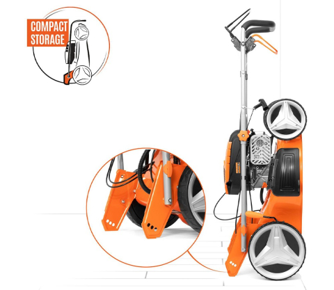 Mașină de tuns gazonul pe benzină DAEWOO DLM 55SP (3.8 CP, 149 cm³, 51 cm, Autopropulsată, Sistem 4 în 1, Coș 60L) [8]