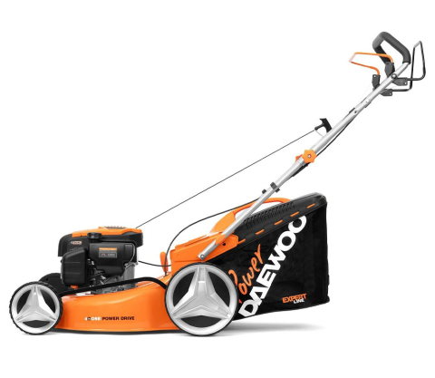 Mașină de tuns gazonul pe benzină DAEWOO DLM 55SP (3.8 CP, 149 cm³, 51 cm, Autopropulsată, Sistem 4 în 1, Coș 60L) [2]