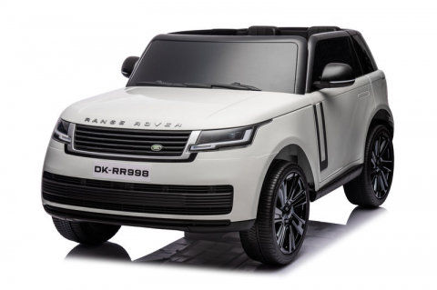 Vehicule cu acumulatori - Электромобиль Land Rover белый 12V14Ah – Детский электромобиль с 4 моторами по 35W, MP3 и EVA колесами