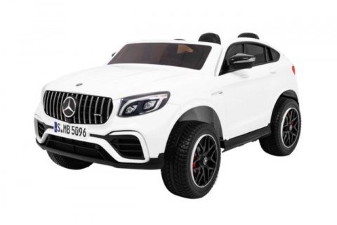 Jucării - Mașină electrică Mercedes Benz albă pentru copii