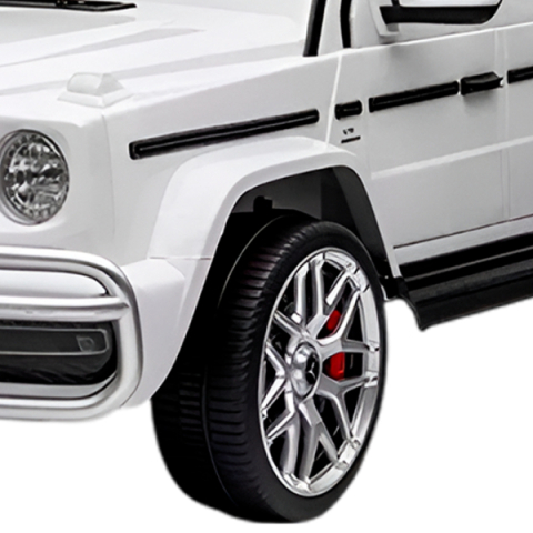 Электромобиль Mercedes Benz G белый [6]