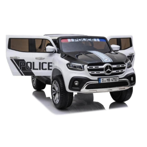 Mașină electrică Mercedes-Benz Police MB4703 – stil, siguranță și aventură pentru doi copii [1]