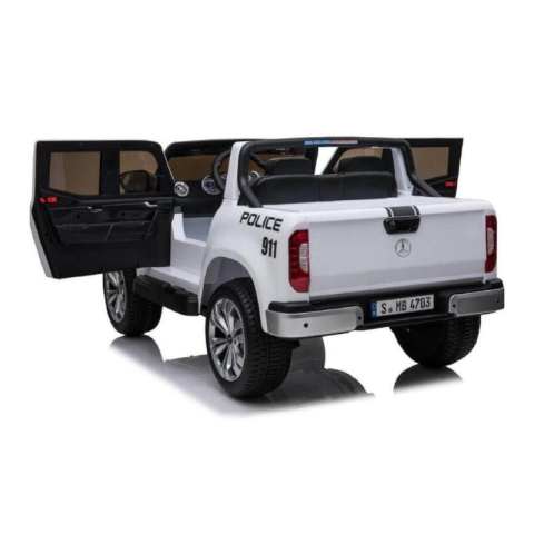 Mașină electrică Mercedes-Benz Police MB4703 – stil, siguranță și aventură pentru doi copii [2]