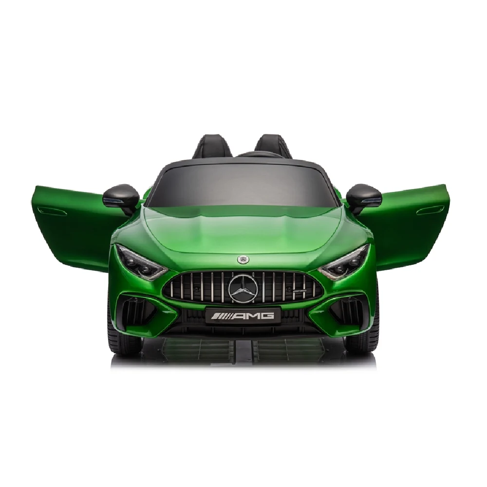 Машина аккумуляторная Mercedes Benz SL63 Зеленая – 24V7Ah, 2 мотора по 200W, MP3, пульт, мягкие колёса EVA [3]