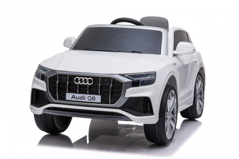Vehicule cu acumulatori - Детский электромобиль Audi Q8, белый – комфорт и стиль для маленьких водителей