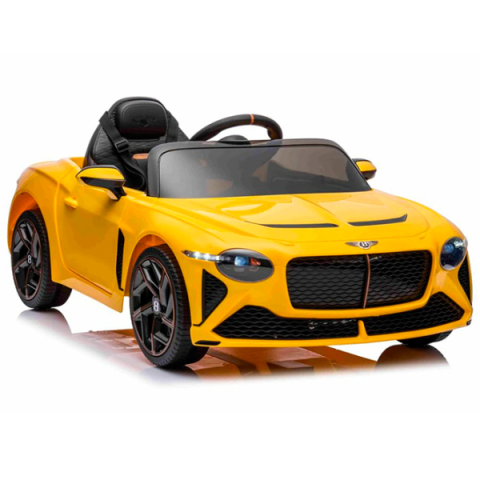 Vehicule cu acumulatori - Детский электромобиль Bentley Bacalar Желтый – стиль и мощь для маленьких водителей!