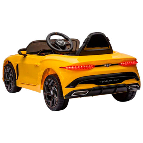 Детский электромобиль Bentley Bacalar Желтый – стиль и мощь для маленьких водителей! [6]
